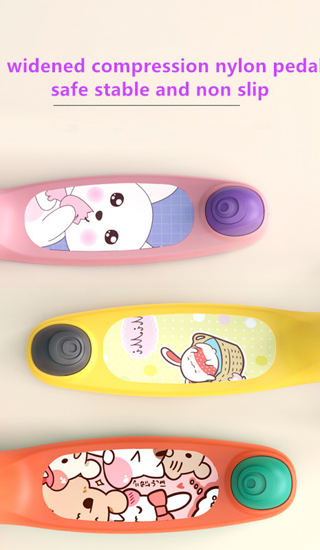 Kids 3 Wheel Scooty With Lights And Music - Hsu