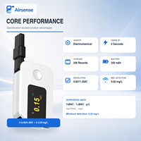 Mini éthylotest numérique pour voiture, analyseur d'alcool respiratoire à réponse rapide, rechargeable