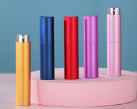 Nouveau style – Flacon de parfum portable rechargeable à partir d'un grand flacon de parfum, personnalisable avec impression couleur et estampage à chaud doré