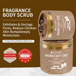 Crema Exfoliante Hidratante y Blanqueadora para Piel Grasa y Frescura Durante Todo el Día, Crema Facial y Corporal con Aroma a Café - Product Image 3