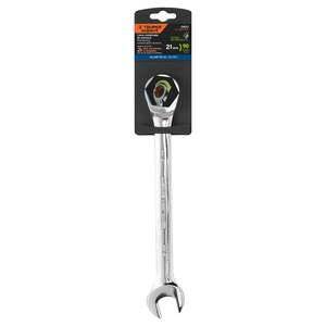 Esperto 2021MX Set di chiavi combinate a cricchetto chiave a estremità aperta materiale CRV 17mm dimensioni tipo artigianale lungo 278mm - Product Image 1