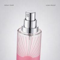 Flacon de parfum vide, vaporisateur de voyage 35 ml, atomiseur fin avec capuchon en métal doré, flacon de parfum rechargeable blanc, vente en gros, logo personnalisé