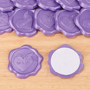 Iniciales de cera dorada Elegante diseño personalizado hecho a mano y estampado de <span class=keywords><strong>sello</strong></span> de cera de color con precio al por mayor - Product Image 2