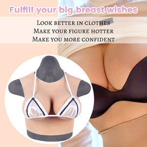 Faux seins en silicone D E Gcup Girl Réaliste Faux seins en silicone Gilet Faux seins artificiels bon marché Faux seins artificiels - Product Image 6