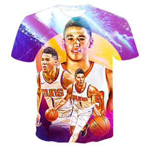 Livraison gratuite, <span class=keywords><strong>maillot</strong></span> de basket-ball personnalisé <span class=keywords><strong>Phoenix</strong></span> City Edition pour homme, décontracté, Valley 1 Devin Booker, t-shirt imprimé en 3D - Product Image 6