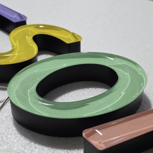 Letras LED de Acrílico Cristalino 3D Personalizadas, Letras de Acrílico Cristalino para Negocios, Señalización Impermeable, Letras Estilo Caramelo - Product Image 2