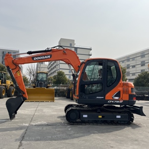 รถขุดไฮดรอลิกมือสอง DOOSAN D75-9C ขนาด 7.5 ตัน สำหรับงานคลุมดินในพื้นที่ขยะ มีความยืดหยุ่นสูง ทนทานยาวนาน - Product Image 4
