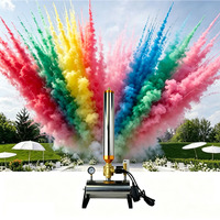 Machine de révélation du sexe du bébé, lanceur de poudre colorée contrôlé par TNT pour mariages et fêtes