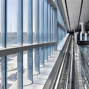 Kính Rèm tường tùy chỉnh thương mại <span class=keywords><strong>unitized</strong></span> tòa nhà chọc trời nhôm hệ thống cửa sổ kính ma trận Rèm tường - Product Image 3