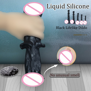 Dildo Mostruoso Irregolare YAQU Giocattolo Fantasy Forma Speciale Texture Realistica Novità per Adulti - Product Image 4