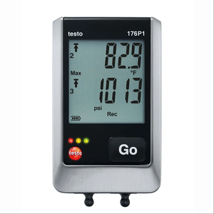 Original and New Testo 176P1 - Five-channel Pressure, <b>Temperature</b>, and Data <b>Logger</b> - Product Image 1
