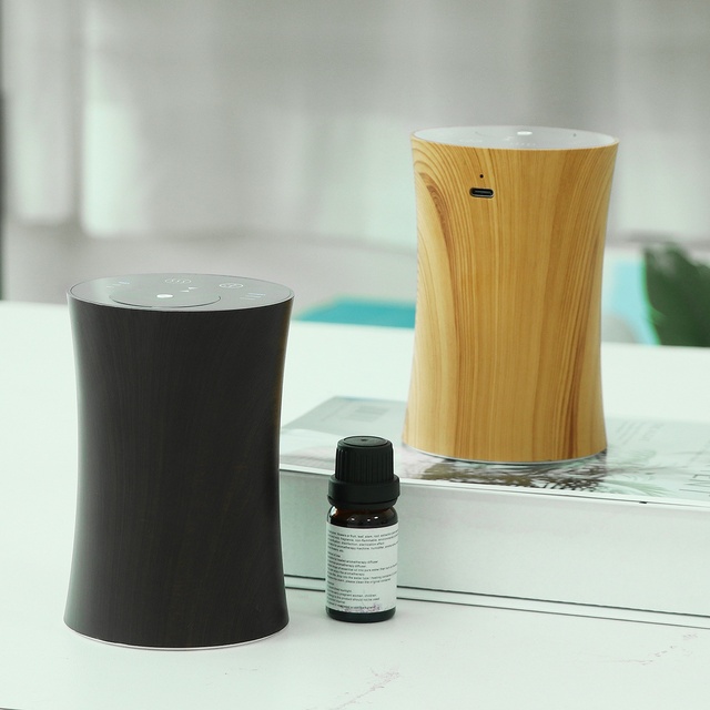 USB Rechargeable Car Purification Essential Oil Aromatherapy Diffuser Smart Timing Waterless Fragrance Machine for Home YS