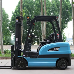 Chariot élévateur électrique certifié CE de 2 tonnes, batterie lithium-ion CPD20, sans entretien, pour allées étroites, chariot élévateur industriel pour entrepôt - Product Image 2