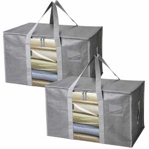 Bolsas de Embalaje Resistentes, Tejidas en PE, Gruesas, a Prueba de Humedad, de Gran Capacidad, para Almacenamiento de Ropa, Bolsas de Almacenamiento Organizadoras - Product Image 1