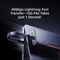 Cable de Datos USB4 de 8 Pines para Disco Duro, USB-C a USB-C, PD240W, 40Gbps, Transmisión 8k, Línea Completa de Funciones