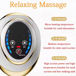 הגוף גואה sha massager נסיעות אלחוטי נייד כוסות כוסות לחץ חכם יניקה ואקום מכונת עם תצוגה הוביל - Product Image 2