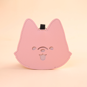 Dispensador de Bolsas para Excremento de Perro, Estilo Coreano, Diseño de Dibujos Animados, Cuero PU, Logotipo Personalizado, Portátil, Colgante, Promocional para Mascotas - Product Image 5