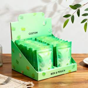 Sacs d'emballage pour snacks en PET à trois soudures latérales avec boîte de présentation, qualité alimentaire, logo personnalisé, vente en gros, fournisseur OEM pour aliments pour animaux de compagnie - Product Image 2