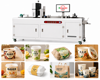 Imprimante jet d'encre industrielle pour gobelets jetables, contenants alimentaires, boîtes en papier et emballages à emporter