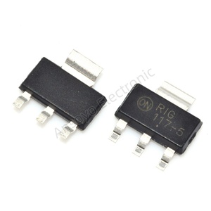 Circuits intégrés ANSOYO NCP1117ST50T3G NCP1117ST 5V 1A SOT-223, composants électroniques de gestion de l'alimentation PMIC - Product Image 2