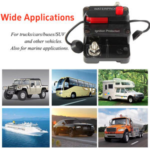 Disjoncteur marin réinitialisable 20A-300A 12V DC 60A pour voiture, bateau, batterie, audio, moteur, interrupteur principal pour panneau solaire - Product Image 6
