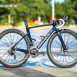 Cuadro de Bicicleta de Carretera de Carbono Aero - Cuadro de Competición Superligero de 920g - Cuadro de Freno de Disco para Carretera con Enrutamiento Interno T47 BB y Tija de Sillín Aero - Product Image 2
