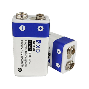 사용자 정의 배터리 충전식 <span class=keywords><strong>9v</strong></span> 1000mah 리튬 이온 배터리 (마이크로 USB 충전 및 방전 포트 포함) - Product Image 4