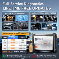 THINKSCAN 689BT 34 Reset 3000+ Scanner OBD2 Bidirezionale per Tutte le Auto, Aggiornamenti Gratuiti a Vita, Strumento Diagnostico Bluetooth all'Ingrosso
