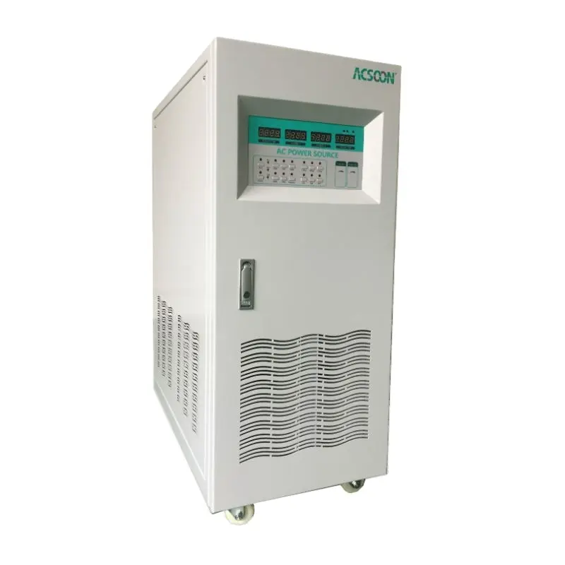 AF60 45kva 3 fazlı ac güç kaynağı LV lab elektrik yük testi statik frekans dönüştürücüler 50hz 60hz