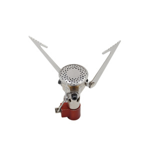 Estufa de Gas Portátil Plegable de Acero Inoxidable para Exteriores, Quemador de Tanque Largo con Múltiples Deflectores de Viento, Estufa de Camping 3-5 - Product Image 5