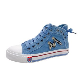 รองเท้าผ้าใบผู้หญิงสไตล์เยอรมันย้อนยุค สีขาว แฟชั่นเกาหลี น้ำหนักเบา แบบสวมสบาย มีเชือกผูก สำหรับผู้หญิง - Product Image 5