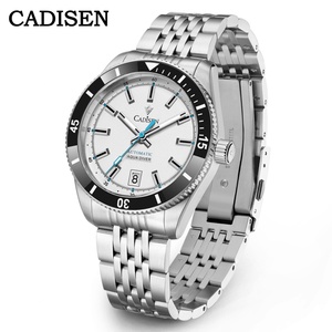 ใหม่ 2025 CADISEN นาฬิกาบุรุษนาฬิกาข้อมือสำหรับชายนาฬิกาอัตโนมัติผู้ชายญี่ปุ่น NH35A เซรามิค BEZEL 10 บาร์นาฬิกากันน้ำ - Product Image 1