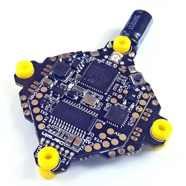 DarwinFPV F411 AIO Flight Controller OSD 4In1 ESC BEC 15A Plastic Material RC FPV Racing Compatible Betaflight F4