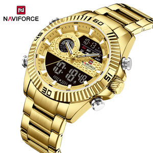 NAVIFORCE 9262S Nouvelle montre pour homme à double affichage, classiques du business, montre-bracelet en acier inoxydable, application multifonctionnelle - Product Image 6