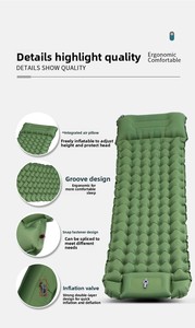 <span class=keywords><strong>Colchoneta</strong></span> de Camping Chunya de Tela Compuesta con Bomba de Pie, Ligera, Portátil, Resistente a la Humedad, para Exteriores, Personalizable - Product Image 5