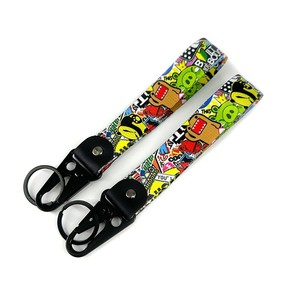 Custom Logo Merk 3d Borduurwerk Sleutelhanger Aangepaste Stof Luchtvaart Auto Motorfiets Custom Lus Sleutelhanger Accessoires - Product Image 2