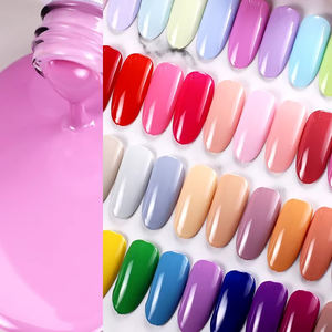 Neis Hoge Kwaliteit Lichte Kleur Nagellak Kit Gratis Custom Logo Oem Private Label Nail Kit Gel Polish Set - Product Image 1