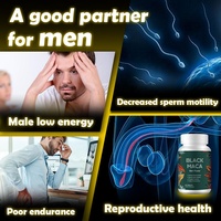 Complément Herbal Énergisant et Immunitaire pour Hommes : Comprimés Végétaliens Entièrement Naturels, Sans OGM, à base de Lycopène, Racine de Maca Noire, Extrait d'Huître et Vitamine B12