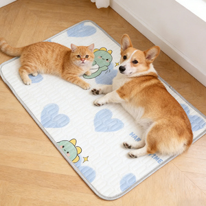 Nefes Alabilen Soğutucu Evcil Hayvan Matı Şönil Yazlık Köpek Yatağı Yumuşak Yıkanabilir Hafif Araba Yatağı Nefes Alabilen Minder Yıkanabilir Büyük Köpekler İçin - Product Image 5