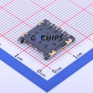 SMO-1535 SIM Card Connector SMD Connector Plug-In Type Micro SIM Card Card Holder 1.5mm - Product Image 2