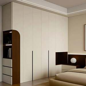 Armario de Dormitorio Moderno y Minimalista, Plegable, de Madera, con Múltiples Espacios de Almacenamiento y Almacenamiento de Doble Cara - Product Image 2