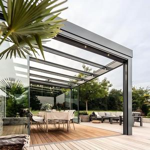 ห้องสวนแบบตั้งอิสระ ห้องอาบแดดกระจกนิรภัย ห้องกระจกกันน้ำกลางแจ้ง ห้องกระจกอะลูมิเนียมพร้อมวิว 360 องศา - Product Image 5