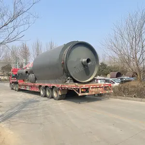 Technologie avancée de brevet 15 machine d'usine de pyrolyse de pneu de rebut de Tpd