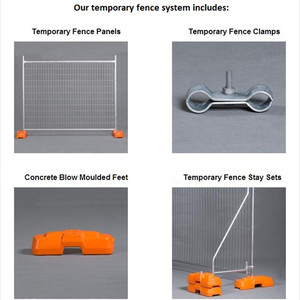 Thiết kế mới sử dụng xây dựng ngoài trời di chuyển miễn phí đứng tạm thời Bảng điều khiển hàng rào với hàng rào kim loại tùy chỉnh - Product Image 4