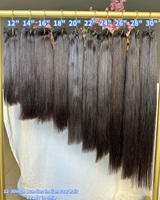 Extensions de cheveux humains vierges vietnamiens Super Double Drawn, bruts et non traités, couleur Bone Straight, en lots pour tissage, pour revendeurs