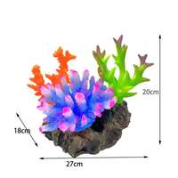 Accessoires modernes en plastique pour aquarium de paysage marin, décoration d'aquarium de corail pour usage extérieur