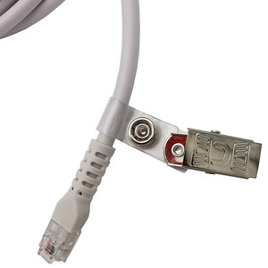 Cordon <span class=keywords><strong>de</strong></span> bouton d'appel infirmier 4P4C en cuivre pur et PVC pour poste infirmier, cordon d'appel universel <span class=keywords><strong>de</strong></span> remplacement avec clip pour drap <span class=keywords><strong>de</strong></span> <span class=keywords><strong>lit</strong></span>, 3m - Product Image 5