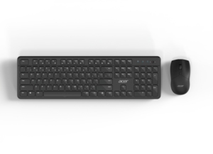 <span class=keywords><strong>Acer</strong></span> OAK020 clavier et souris sans fil 104 touches 2.4GHz Bluetooth double Mode 1600 DPI Gadgets de jeu pour ordinateur - Product Image 2