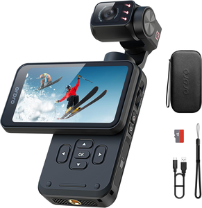 <span class=keywords><strong>ORDRO</strong></span> M5 5K Caméra Vlogging Stabilisation 3 axes 3.5 ''Écran tactile IPS rotatif 48MP 1/2.5'' CMOS 4K/60FPS Vidéo IR - Product Image 1