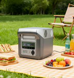 Estación de Energía Portátil de 2000W con Batería LiFePO4, Generador Solar con Arrancador de Emergencia y Linterna para Acampar al Aire Libre y Uso Doméstico - Product Image 5